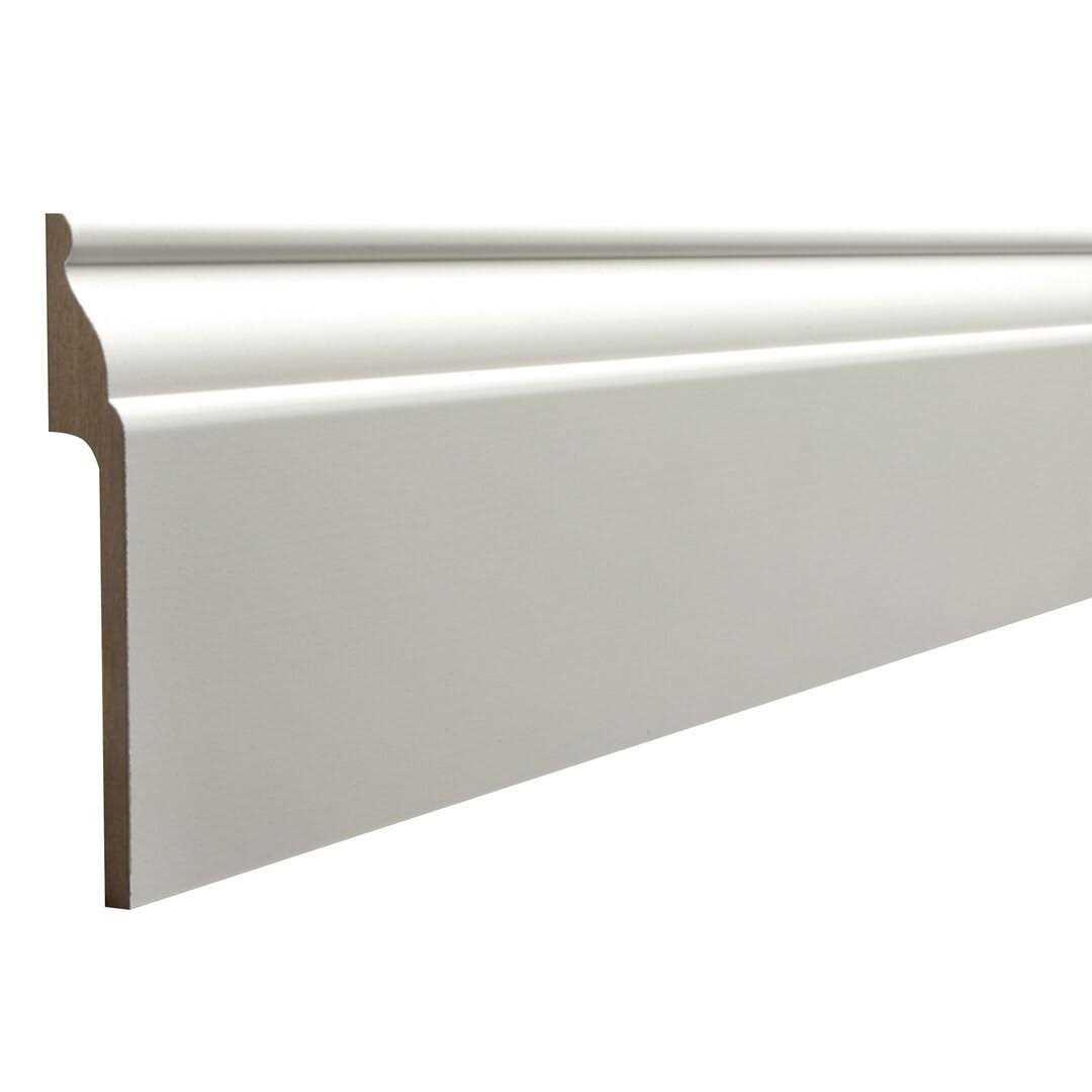 ORNAMENTAL CoverTrim 7/8 in. x 5-1/4 in. x 96 in. MDF Baseboard Molding - Image 4