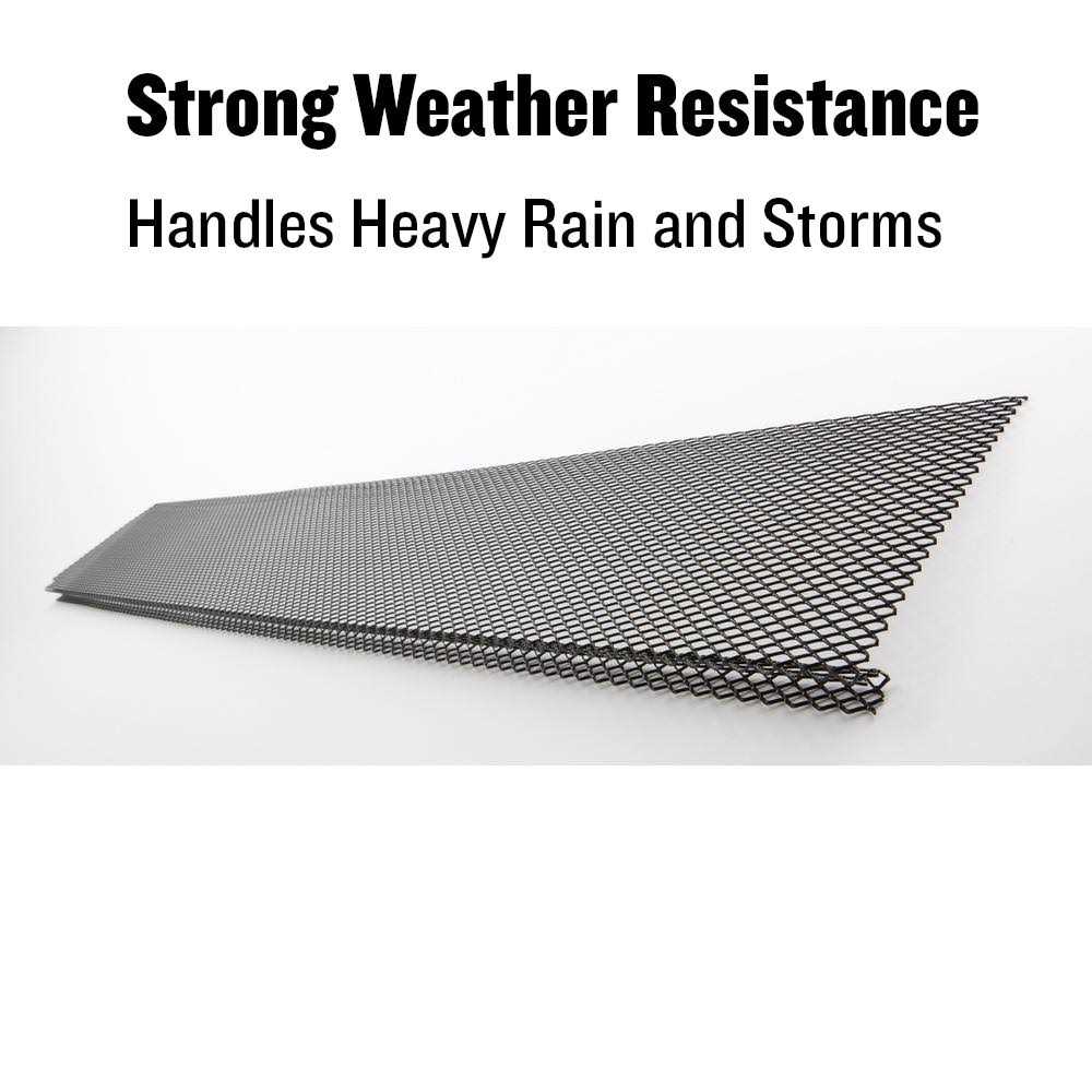 Amerimax Lock-In Gutter Guard Black Galvanized Steel Box Gutter Guard 6363 - Image 3