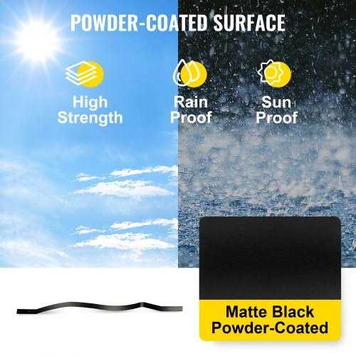 VEVOR Deck Balusters Metal Deck Spindles 32.25 x 1 Staircase Baluster - Image 4