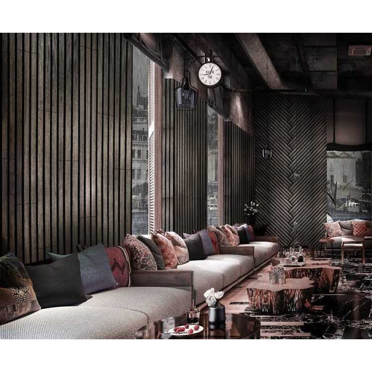 Peel & Stick Acoustic Wall Panels Oak - Image 4