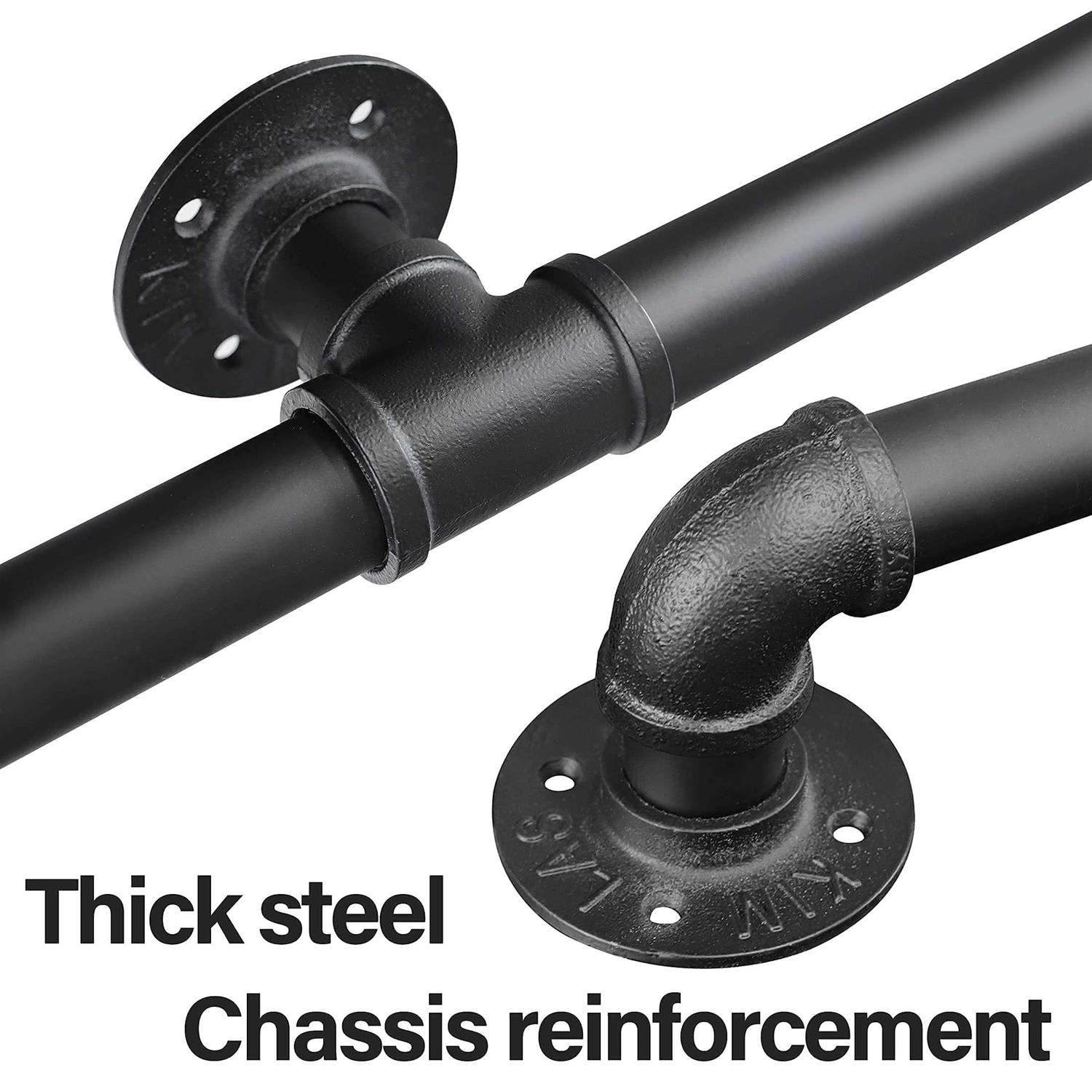 Toriexon Staircase Handrails Galvanized Steel Stair Railing Easy to Install - Image 4