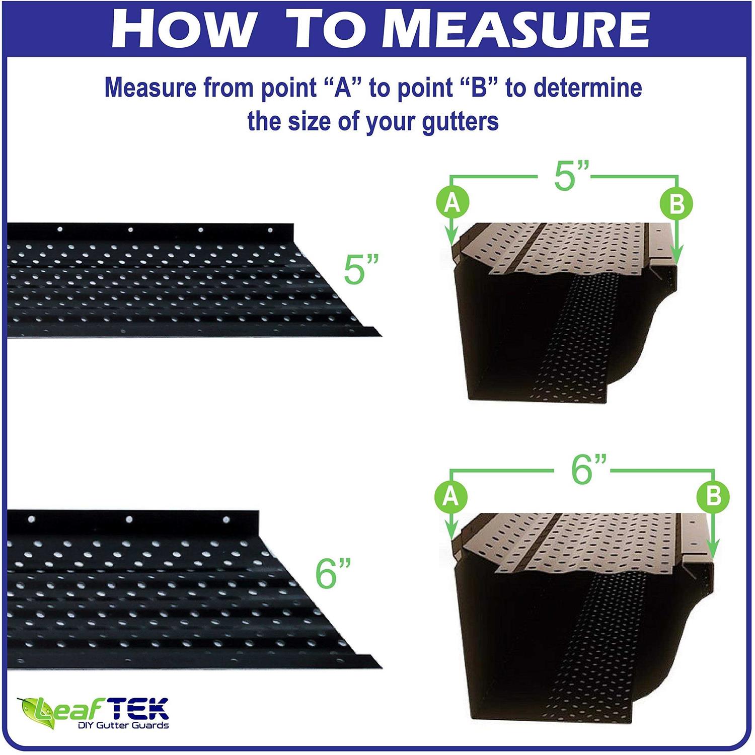 Leaftek Diy Gutter Guards Leaf Protection - Image 4
