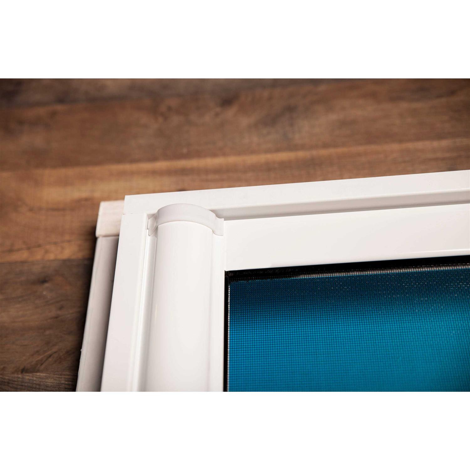 Casper Disappearing Screens 36-in x 84-in White Aluminum Retractable Screen Door - Image 4