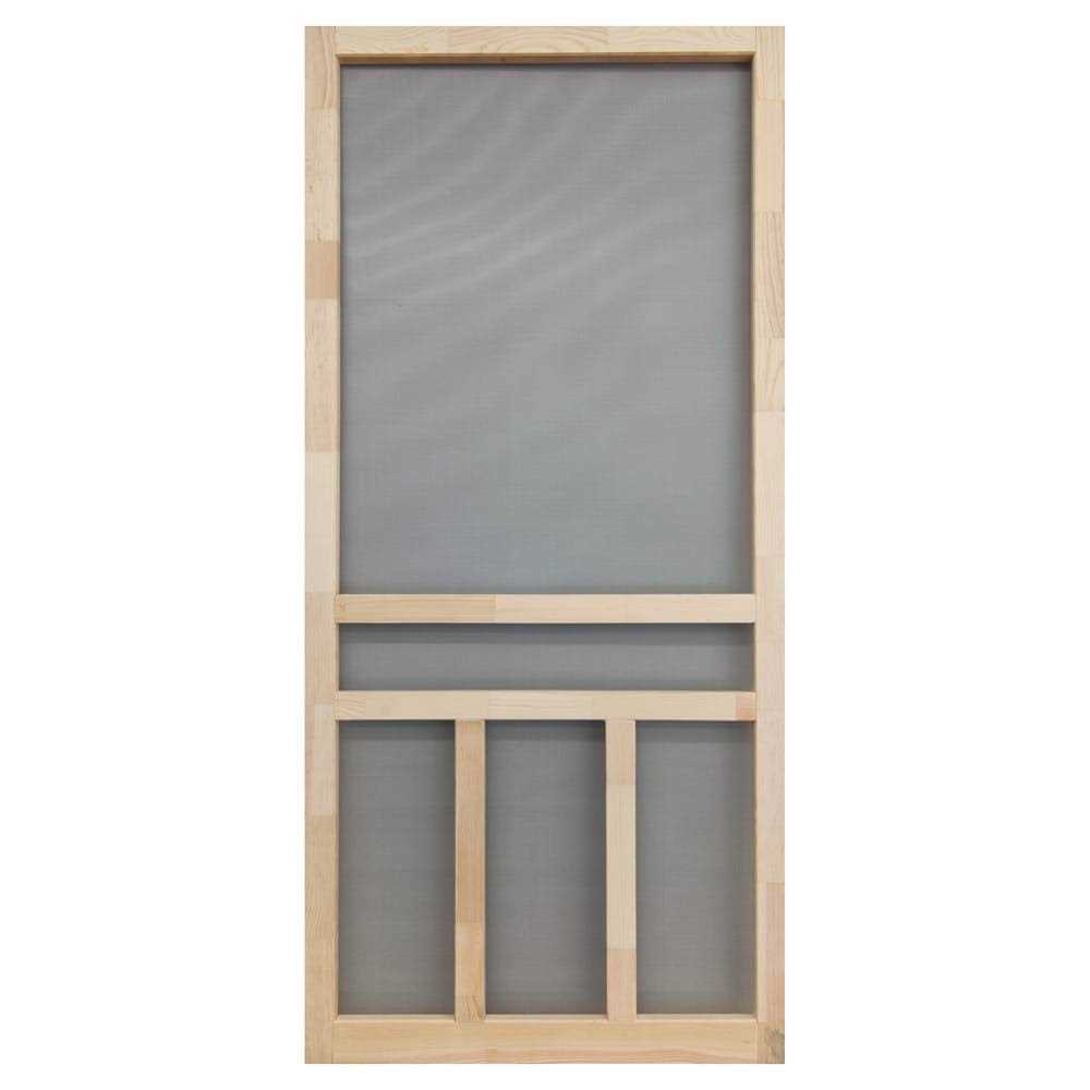 Screen Tight Creekside Wood Screen Door Natural Hardware Tools Online