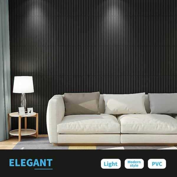 Art3d Slat Fluted Design 0.04 in. x 19.7 in. x 19.7 - Image 5