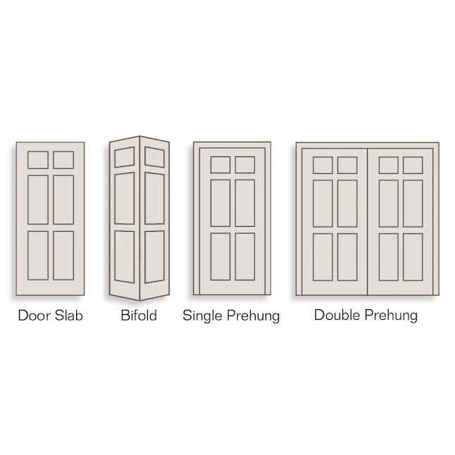 RELIABILT Colonist Textured 24-in x 80-in 6-panel Hollow Core Primed Molded Composite Slab Door LO30402 - Image 3