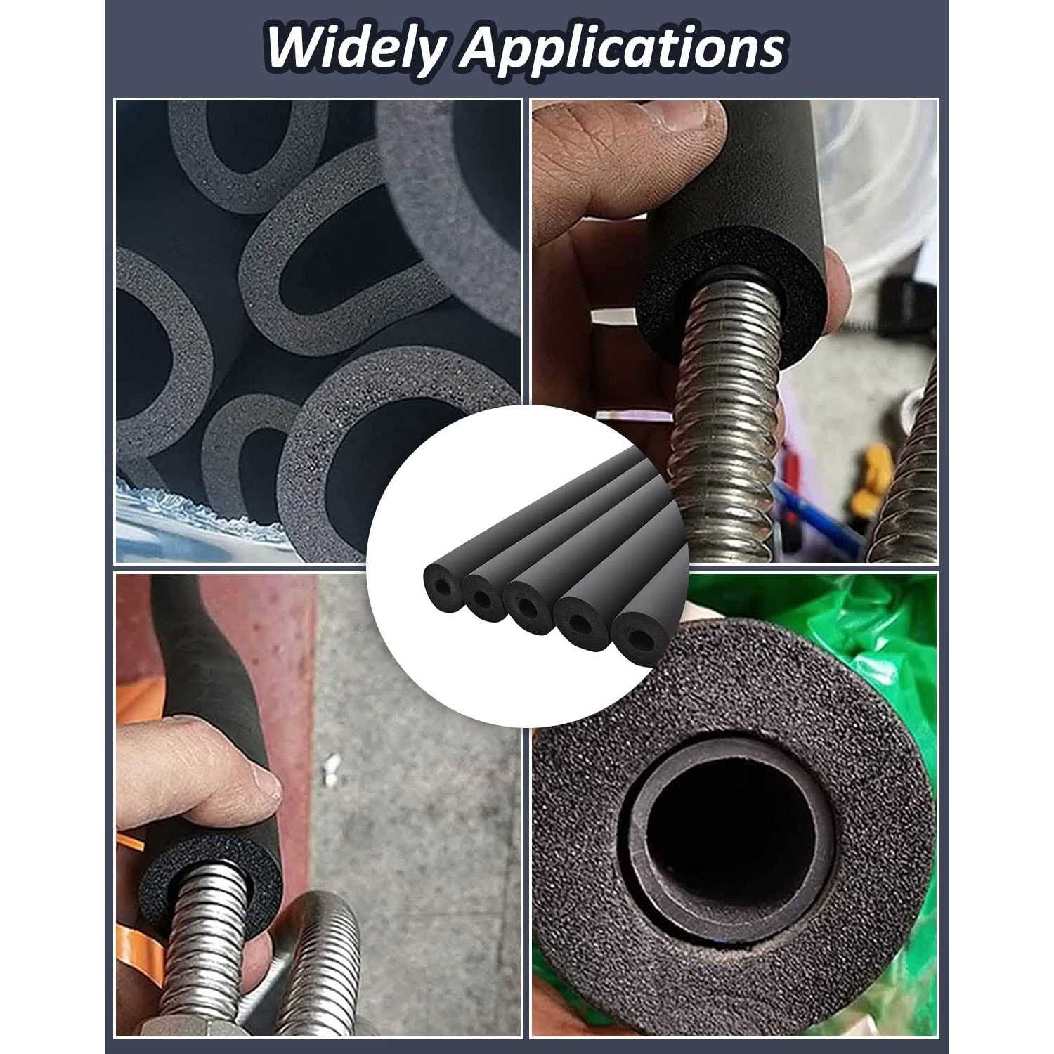 ALLWIN Pipe Insulation Foam Tube Foam Tubing for AC Unit, Guitar Stands, Exercise Machine Handle and Roof Rack - Image 5