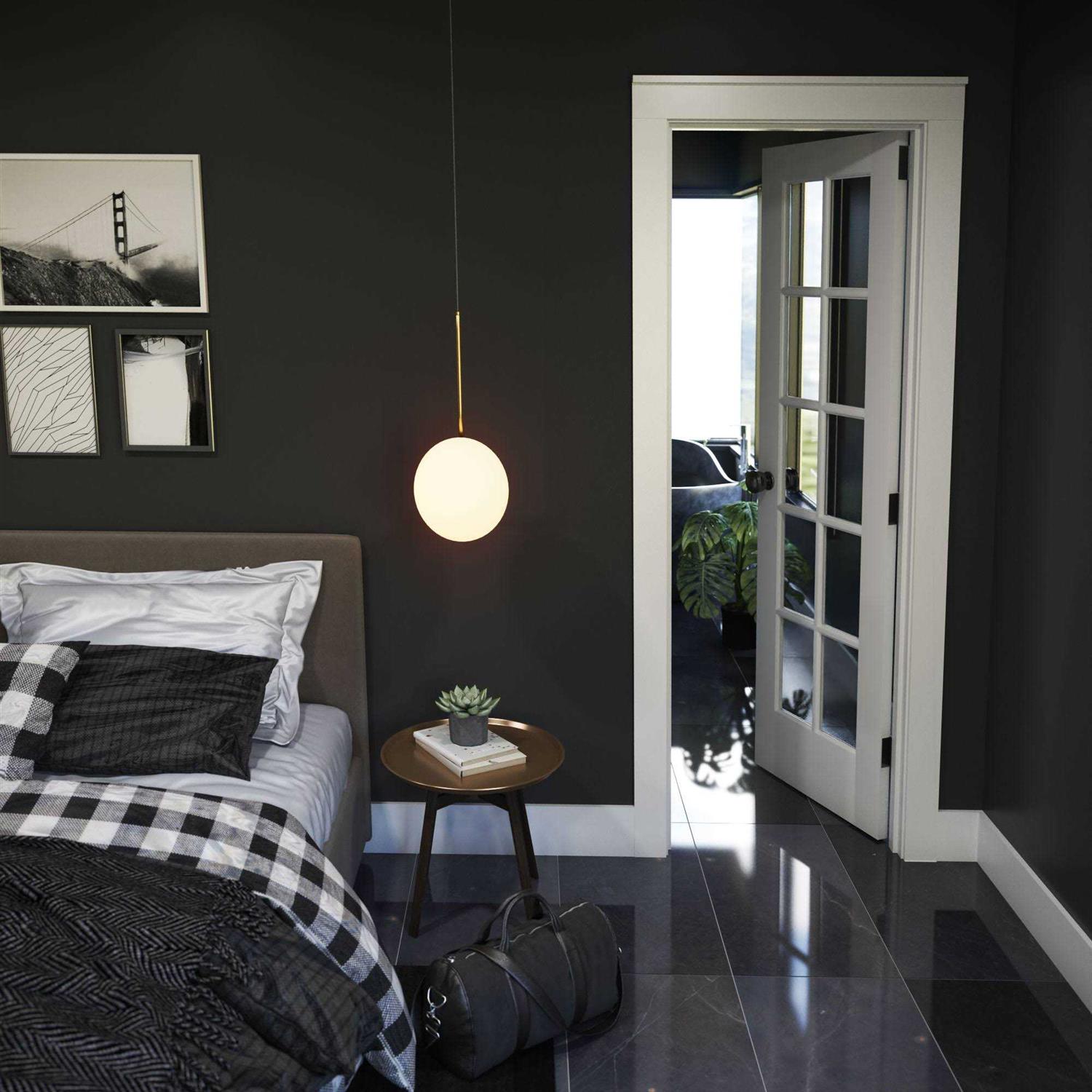 EightDoors 80 x 24 10-Lite French Clear Glass White Prefinished Solid Wood Core Door - Image 5