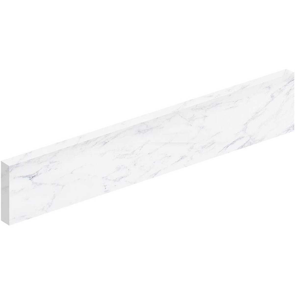 Ariel AL-CW-SIDESPLSH Ariel 21-3/16 inch Marble Vanity Side Splash - Image 4