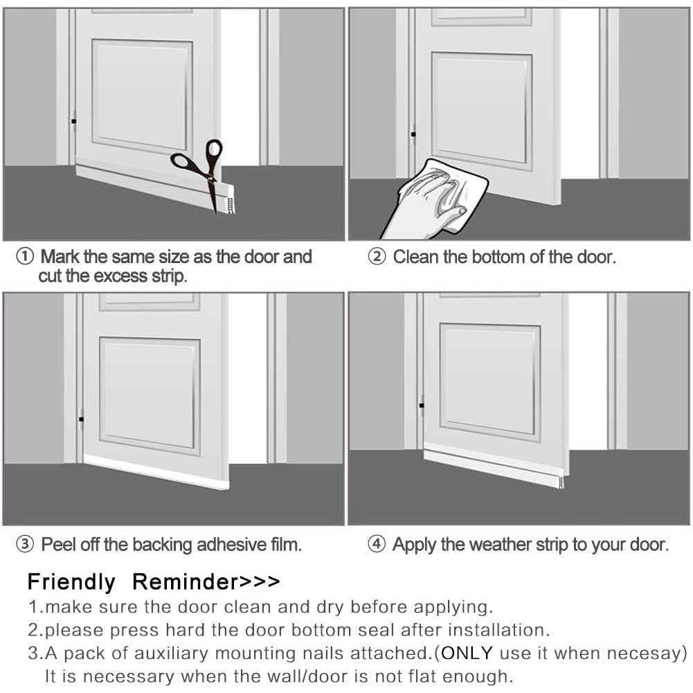 Heavy Duty Large Gaps Door Draft Stopper - Image 2
