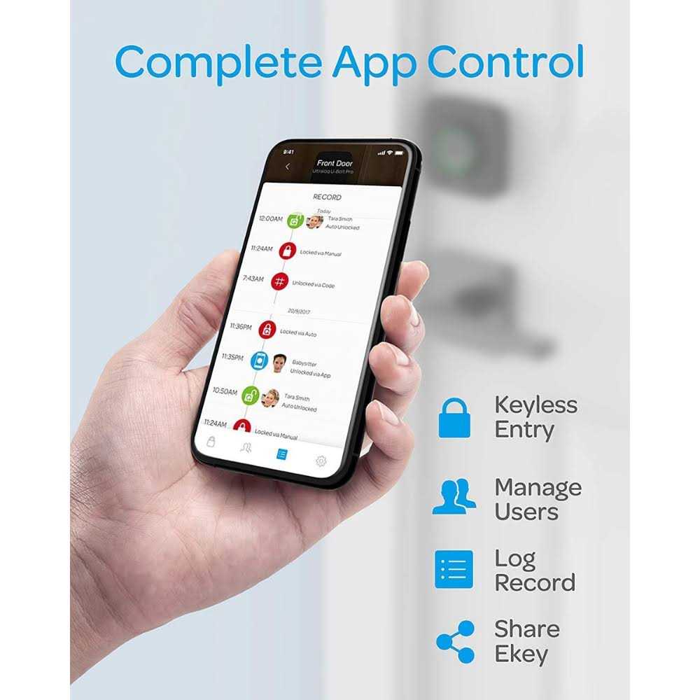 Ultraloq U-Bolt Pro Deadbolt Smart Lock - Image 4