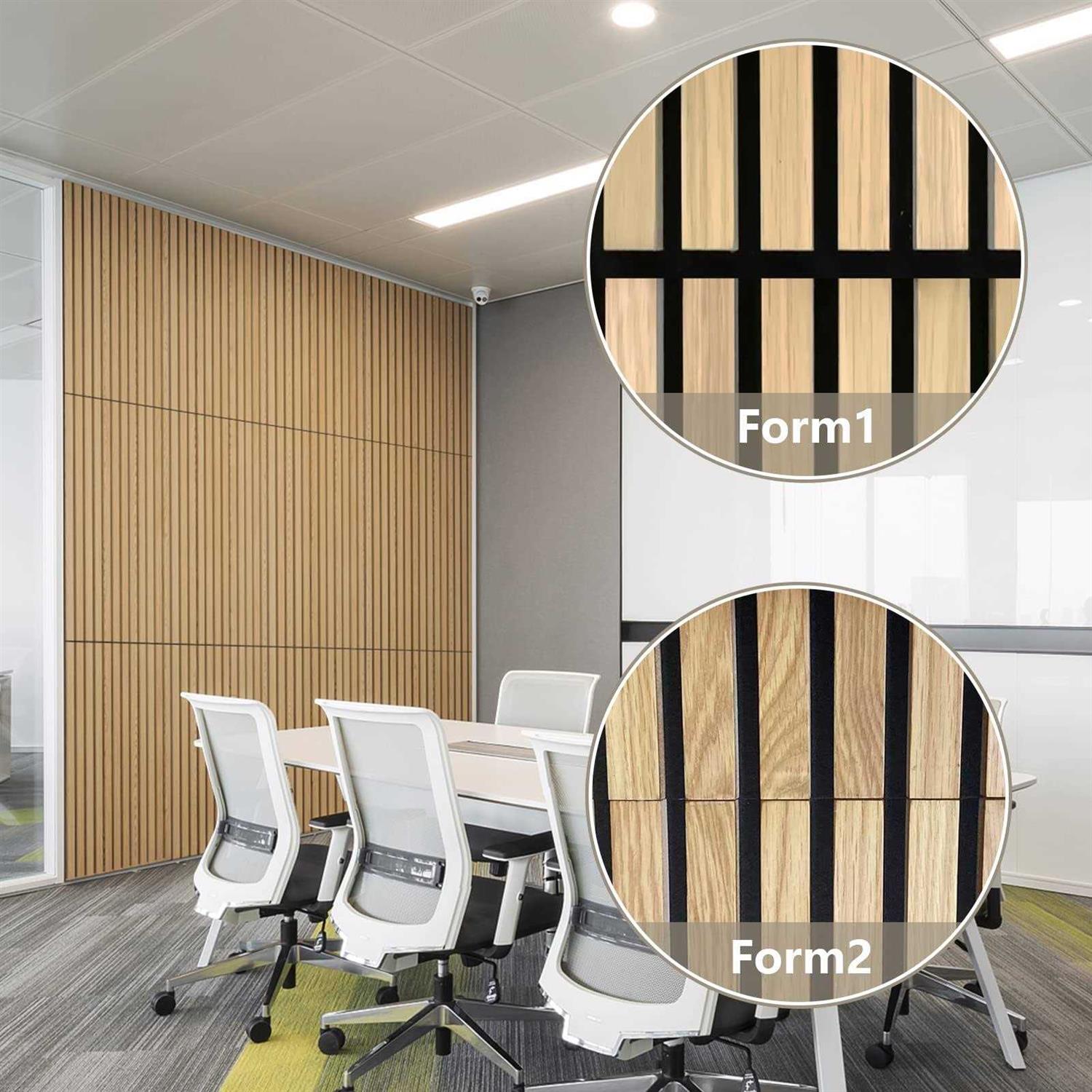 Acoustic Wood Slat Wall Panels Interior Wall Decor - Image 5