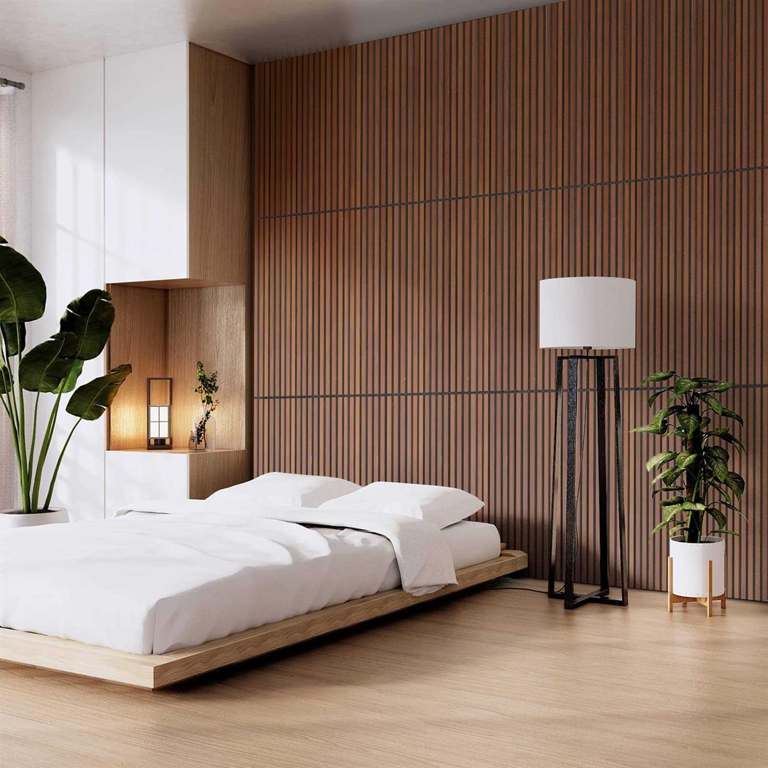 Acoustic Wood Slat Wall Panels Interior Wall Decor - Image 3