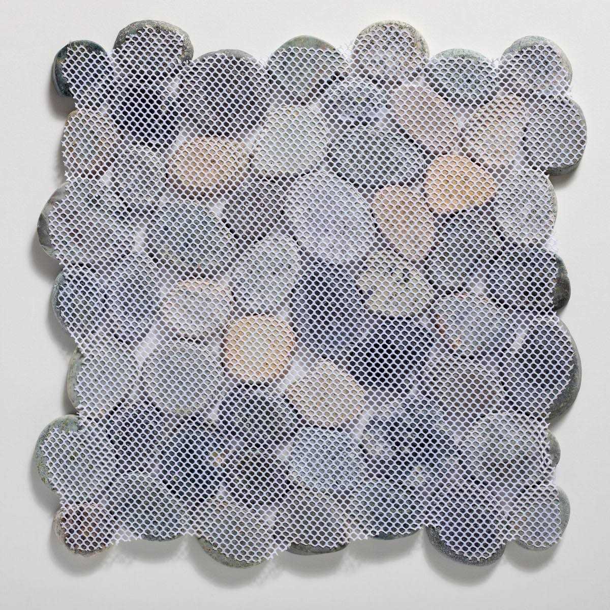 Tile Connection Sliced Pebble Grey 11-1/4 in. x 11-1/4 in. x Mesh-Mounted Mosaic Tile - Image 4