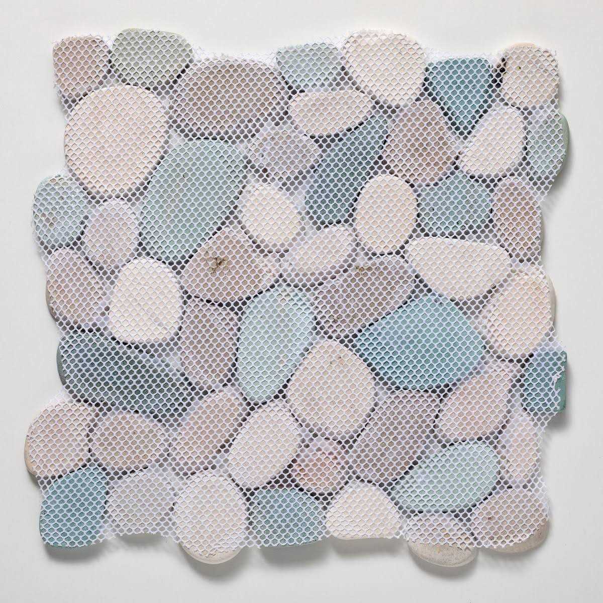 Tile Connection Sliced Pebble Grey 11-1/4 in. x 11-1/4 in. x Mesh-Mounted Mosaic Tile - Image 3