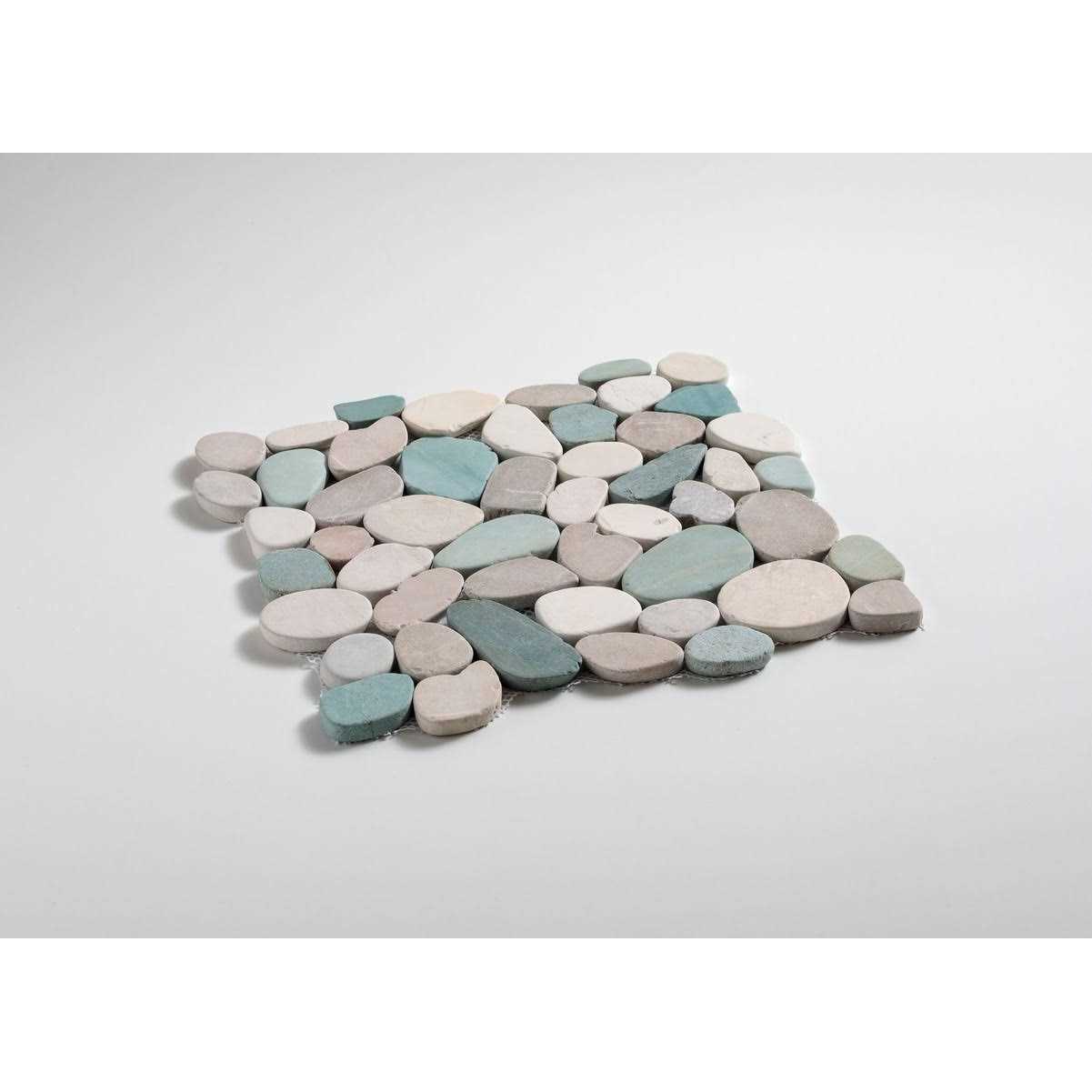 Tile Connection Sliced Pebble Grey 11-1/4 in. x 11-1/4 in. x Mesh-Mounted Mosaic Tile - Image 5