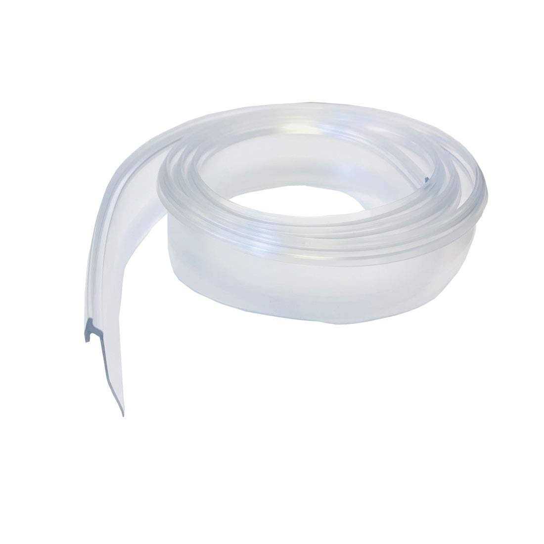 Shower Enclosures Gordon Glass Clear Vinyl Framed Shower Door Drip Sweep Wipe Seal Angled