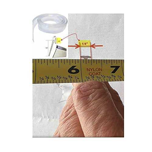 Shower Enclosures Gordon Glass Clear Vinyl Framed Shower Door Drip Sweep Wipe Seal Angled - Image 2