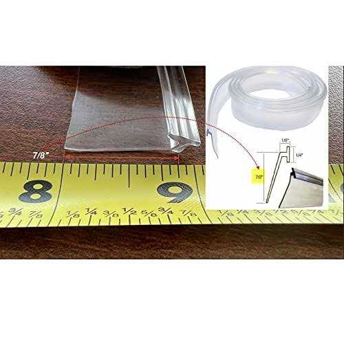 Shower Enclosures Gordon Glass Clear Vinyl Framed Shower Door Drip Sweep Wipe Seal Angled - Image 4