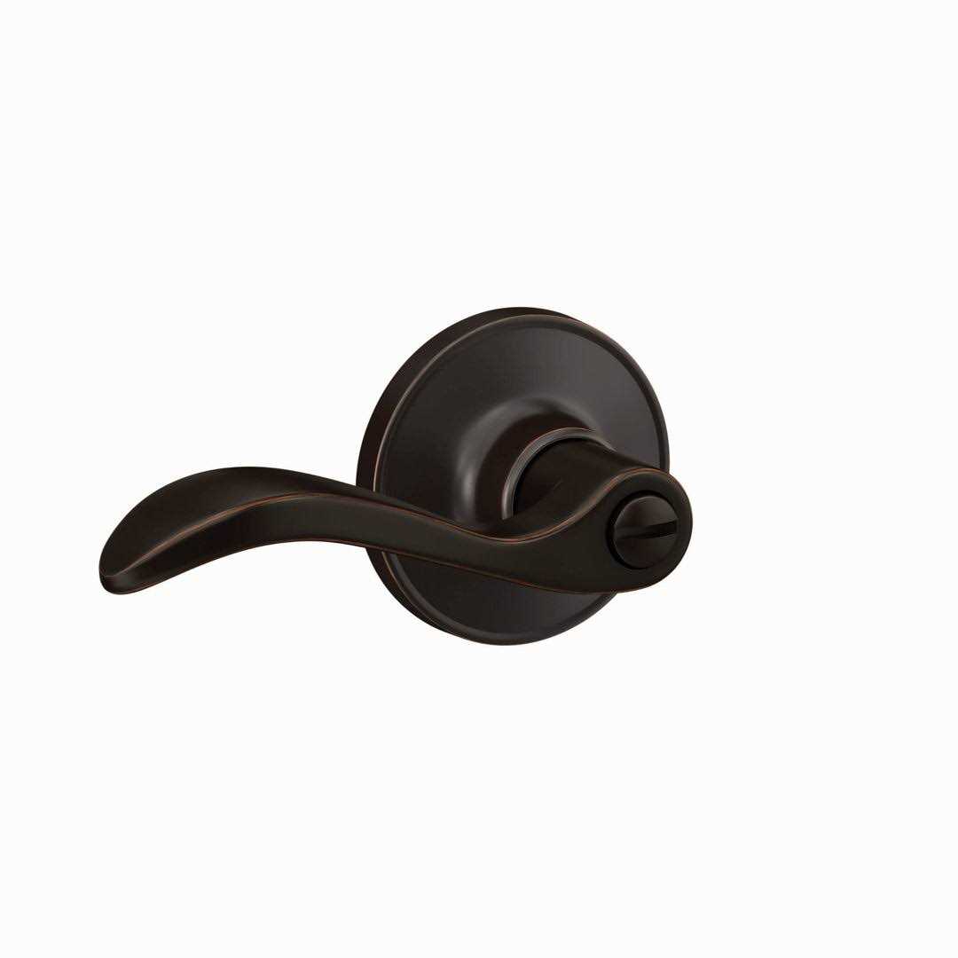 Schlage Seville J40SEV716 Privacy Lever Aged Bronze - Image 5