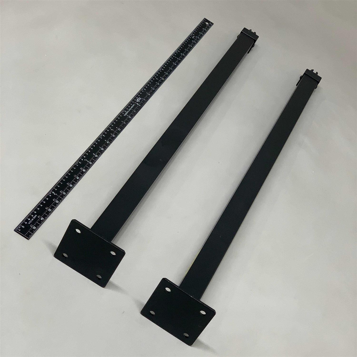 VEVORbrand Handrail for Stairs Fit 1 or 2 Steps Wrought Iron Handrail,Outdoor Stair Railing - Image 4