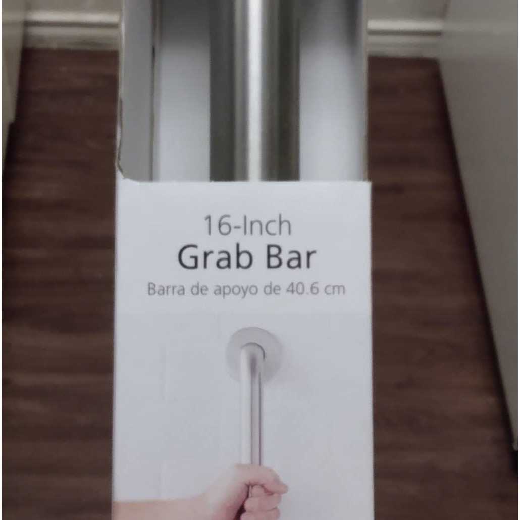 Mainstays 16 Grab Bar in Stainless Steel - Image 3
