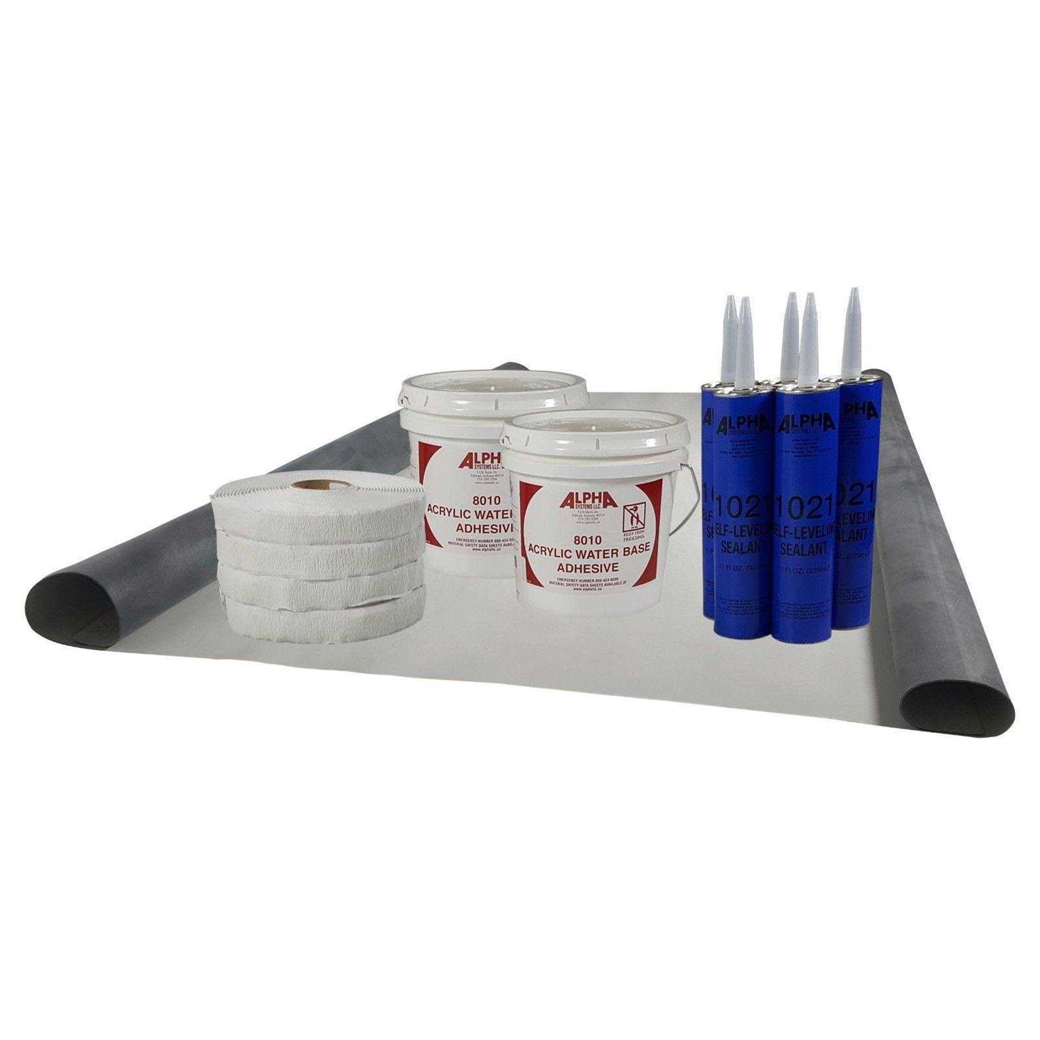 RecPro EPDM Dicor RV Camper Rubber Roof Kit 8.5' Wide