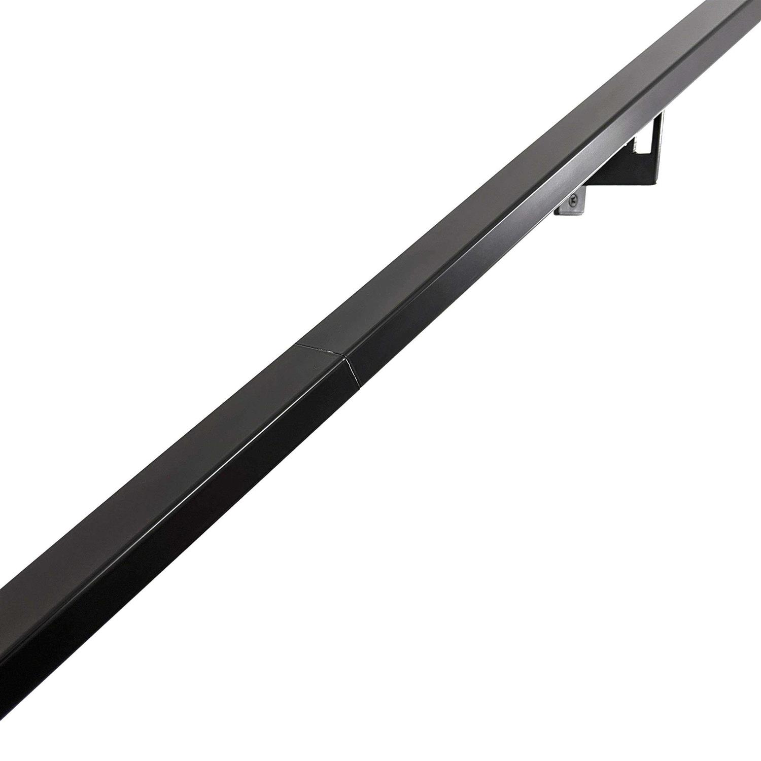 Concept Fusion Modern Aluminum Handrail Grab Bar Kit Adjustable Steel Brackets - Image 3