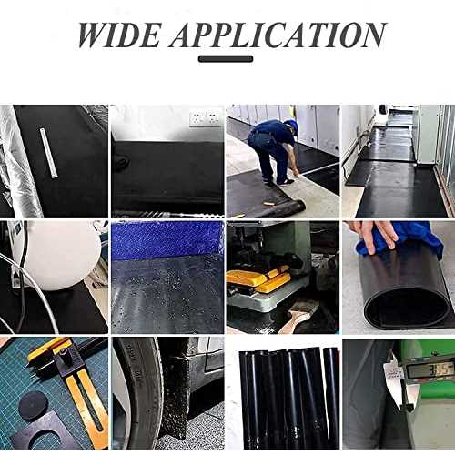 Silicone Rubber Sheet Rolls Heat Resistant Rubber Pad 12X12 inch, 1/8 Thick Silicone Grade Rubber Gasket DIY Material, Supports, Leveling, Sealing, - Image 3