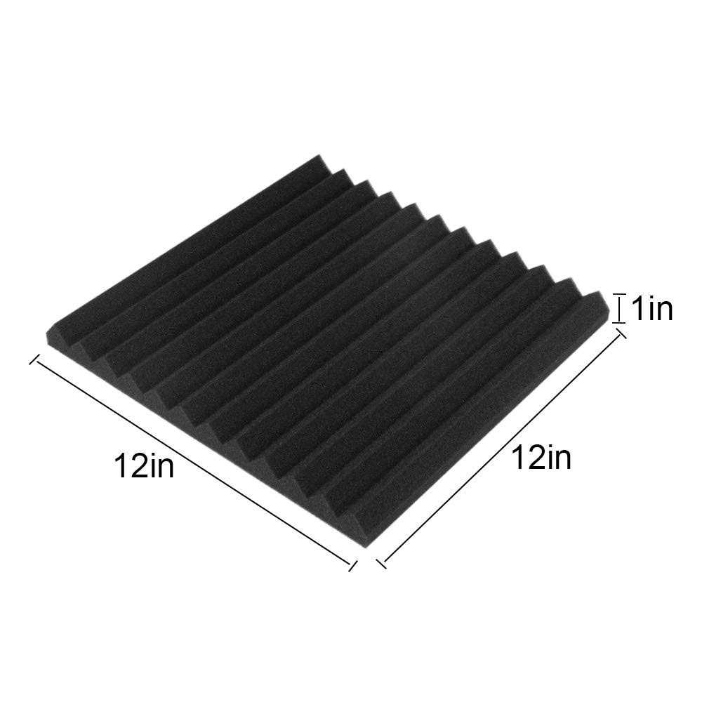 Burdurry 50 Pack Acoustic Panels Soundproof Studio Foam for Walls Sound Absorbing Panels Sound Insulation Panels Wedge for Home Studio Ceiling - Image 5