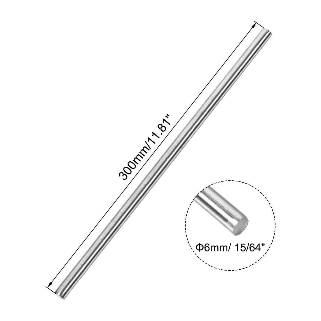 uxcell 304 Stainless Steel Solid Round Rod for DIY Craft - Image 3