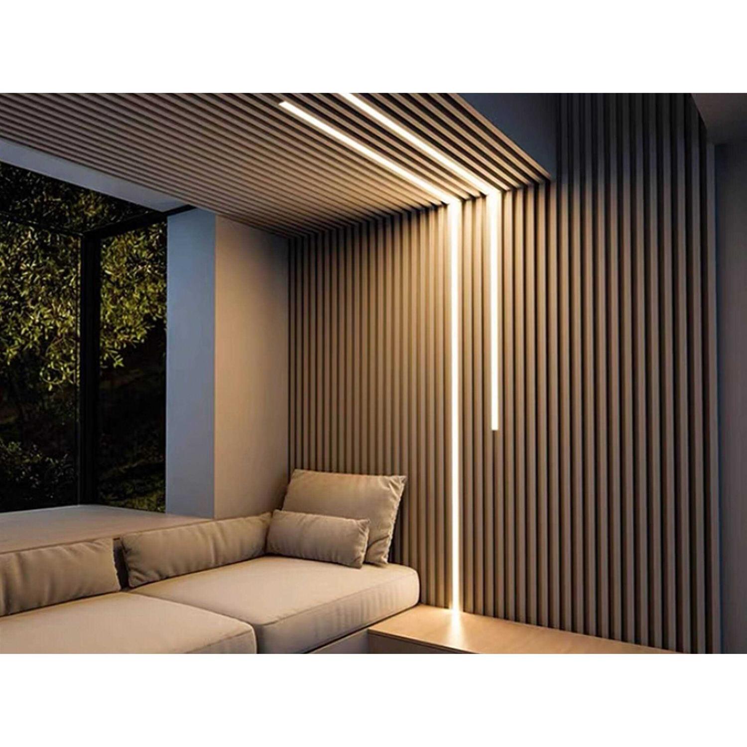 93 in. x 6 in x 0.8 in. Solid Wood Wall Siding Board - Image 3