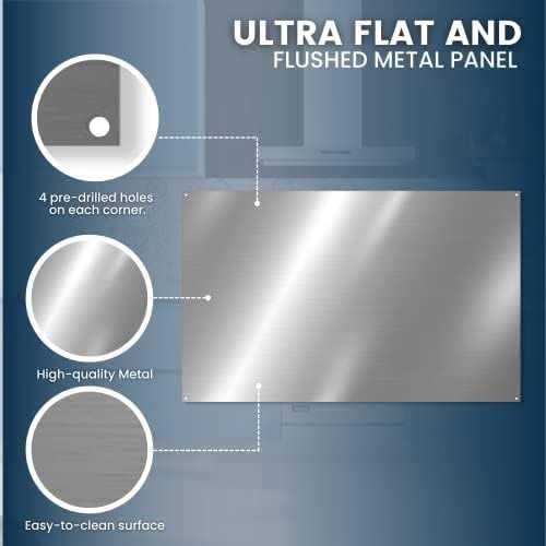 24 x 30 Reversible Metal Backsplash Matching screws Compatible with Broan-NuTone Sp3004 - Image 4