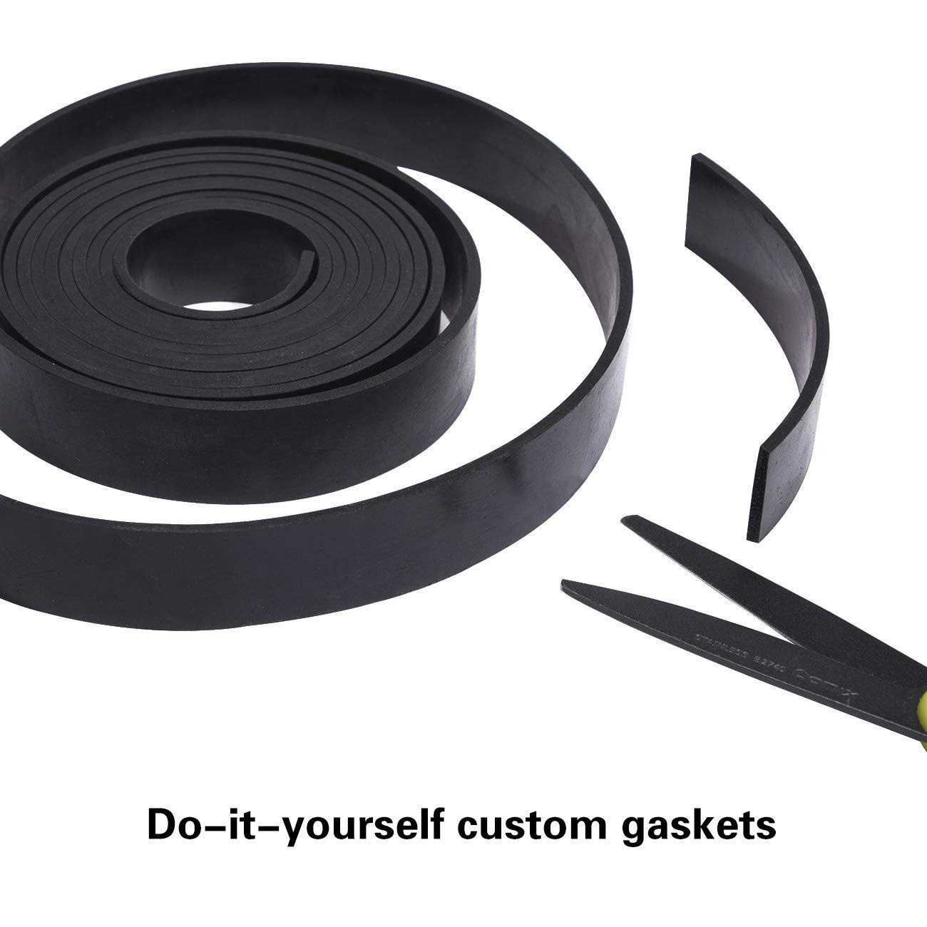 Torrami Neoprene Rubber Sheet Roll 18 Inch Thick x Wide x 24 Inch Long for Diy Gaskets - Image 5