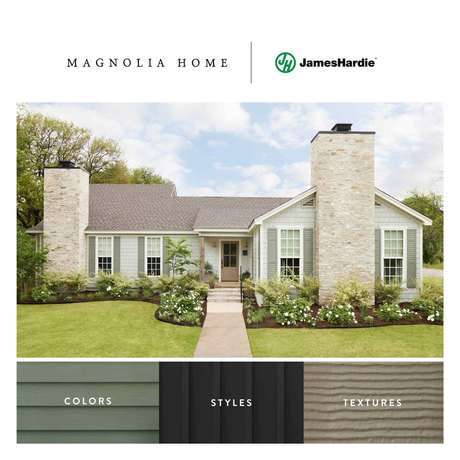 James Hardie Magnolia Home Collection Sample Fiber Cement Sample 6.25-in x 4-in - Image 2