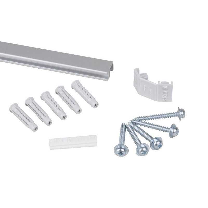 Stas Minirail Silver 150cm + Installation Kit BW52000