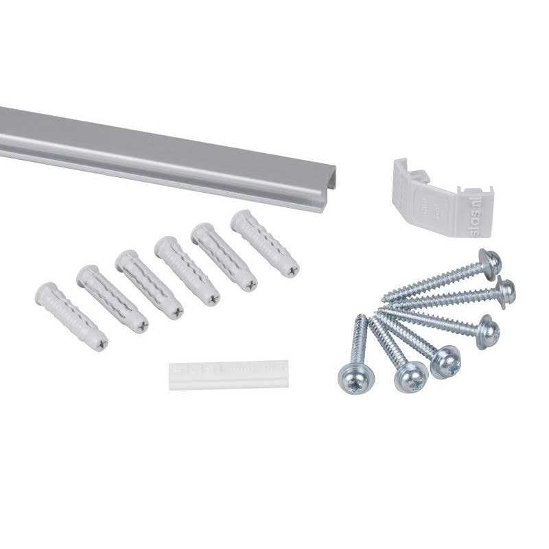 Stas Minirail Silver 150cm + Installation Kit BW52000 - Image 3