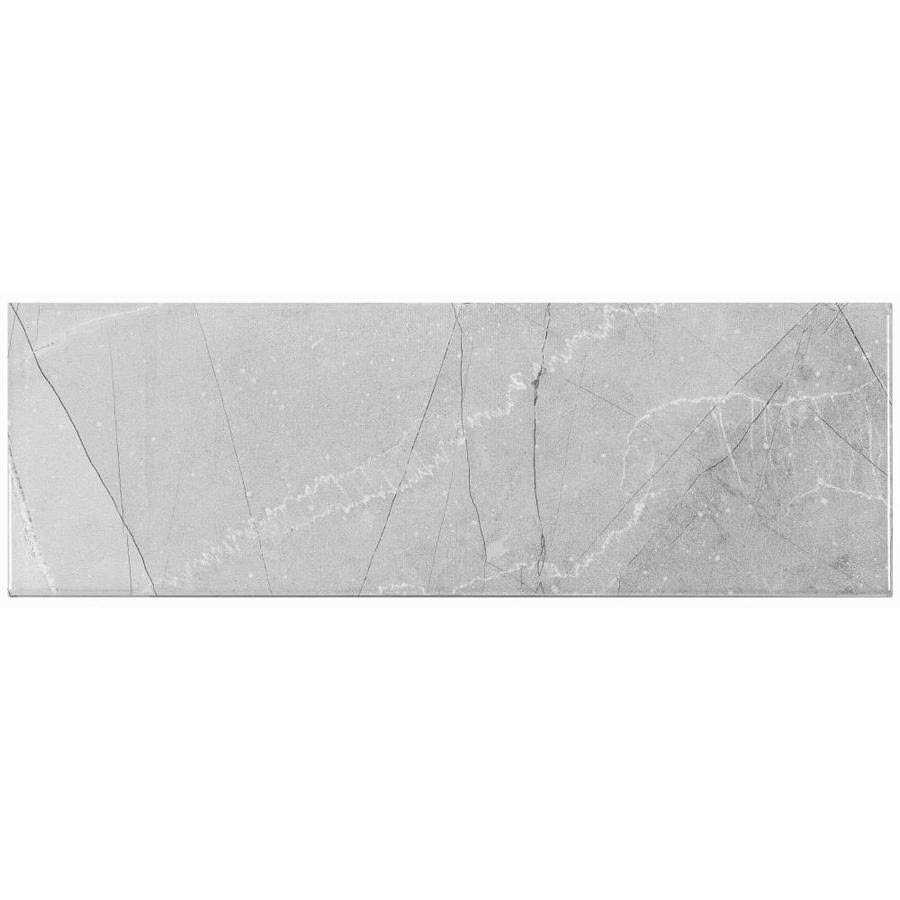 Satori Regent Paladium Glossy 4-in x 12-in Glossy Ceramic Marble Look Wall Tile 1001-0209 - Image 5