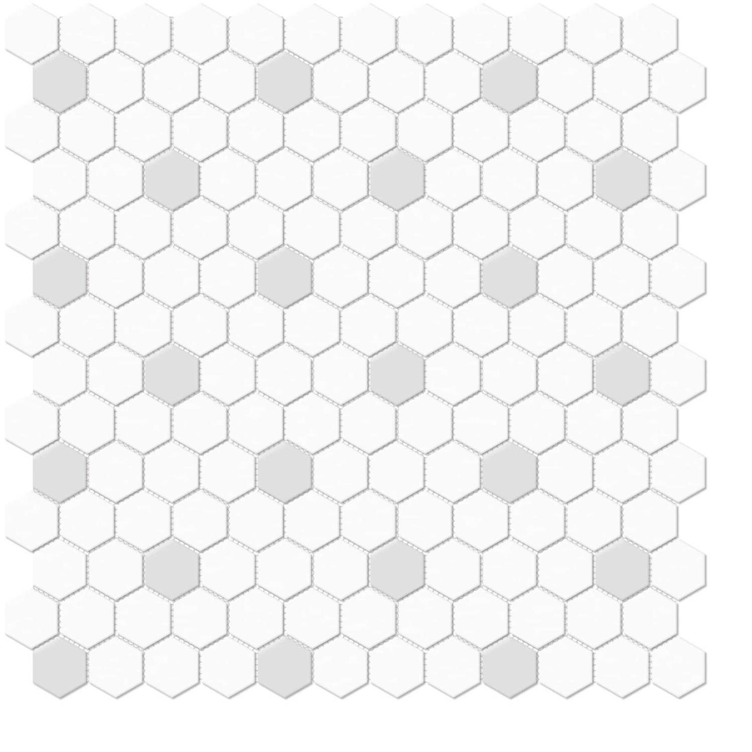 Satori Hudson 10-in x 12-in Matte Porcelain Hexagon and Wall Tile 1001 - Image 4