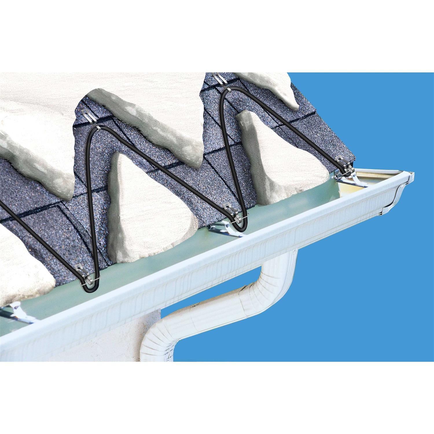 WarmlyYours Ice Shield Roof and Gutter Deicing Cable Kit - Image 5