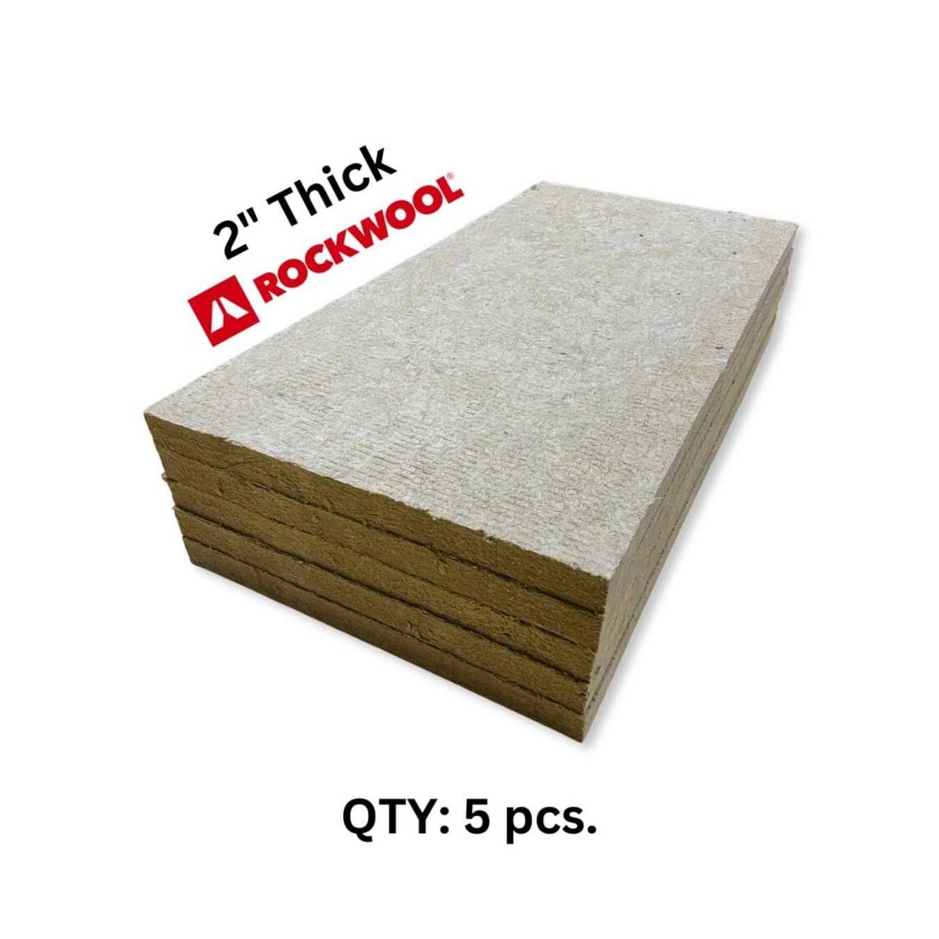 Prorox SL 960 Rockwool Mineral Wool Insulation 8# Density 2' x 4' x - Image 2