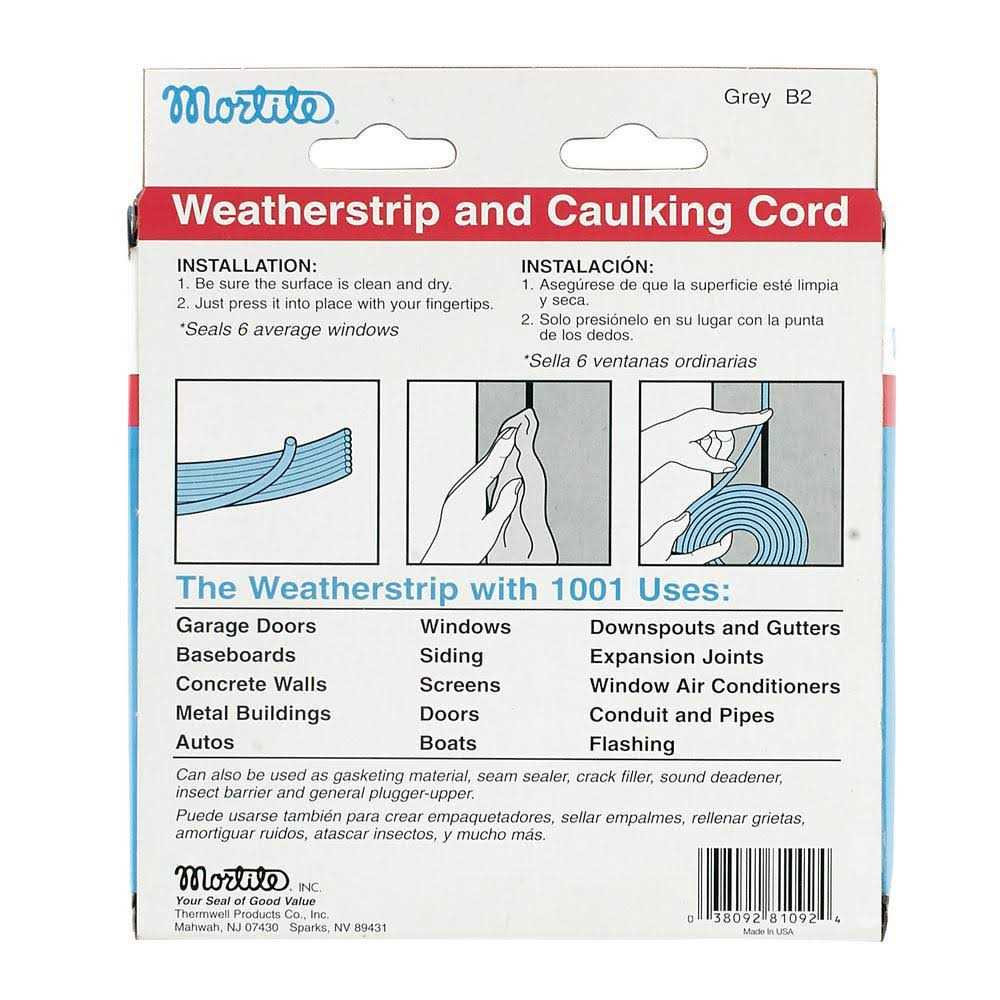 Frost King Caulking Cord Gray - Image 2