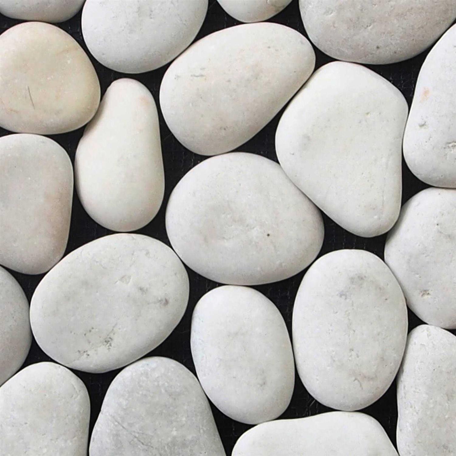 Tile Connection Classic Pebble Tile 11-1/4 in. x 11-1/4 in. x Mesh-Mounted Mosaic Tile - Image 4