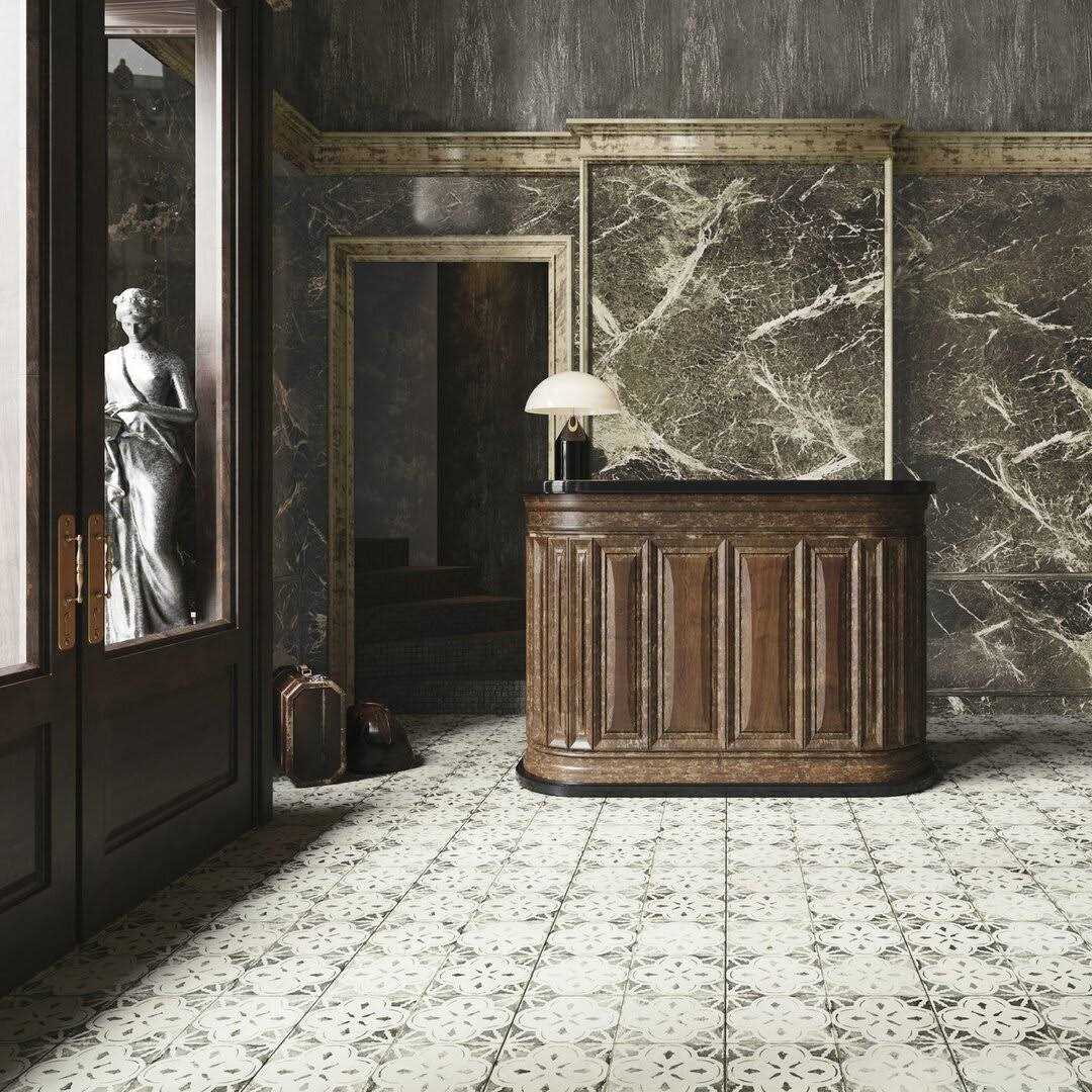 Kings 18 x 18 Ceramic Patterned Wall & Floor Tile Merola Tile