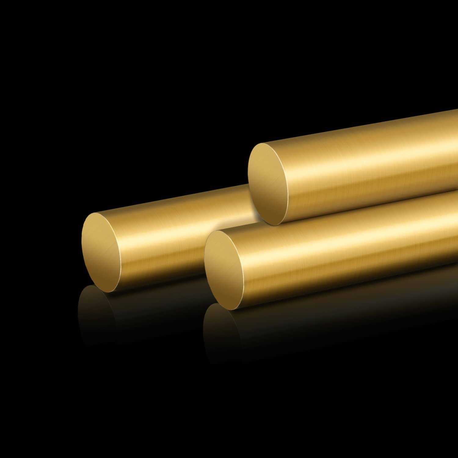 Brass Round Rod Favordrory Brass Round Rods Lathe Bar Stock - Image 2