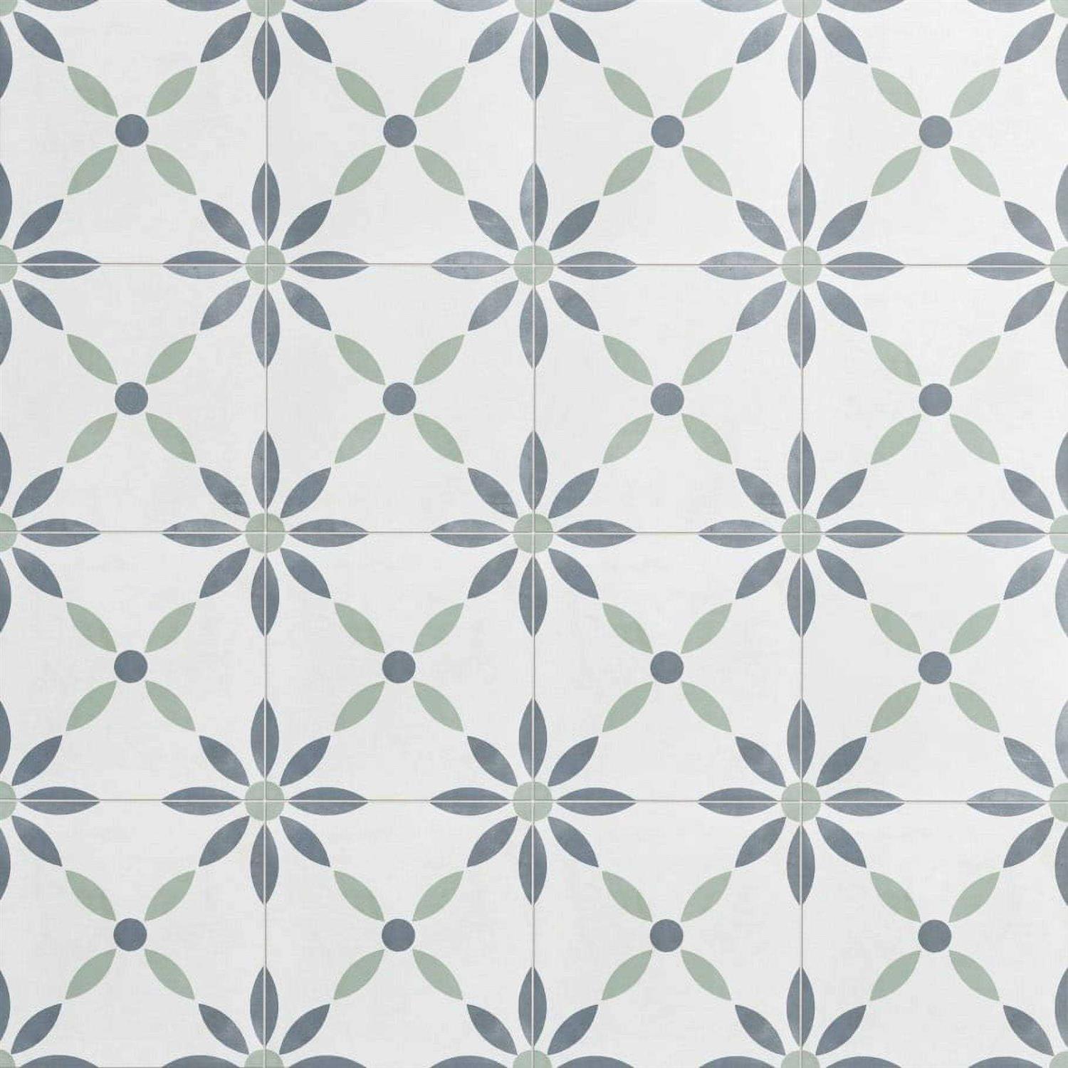 Ivy Hill Tile Aster Square 9 in. x 9 in. Matte Porcelain Floor and Wall Tile