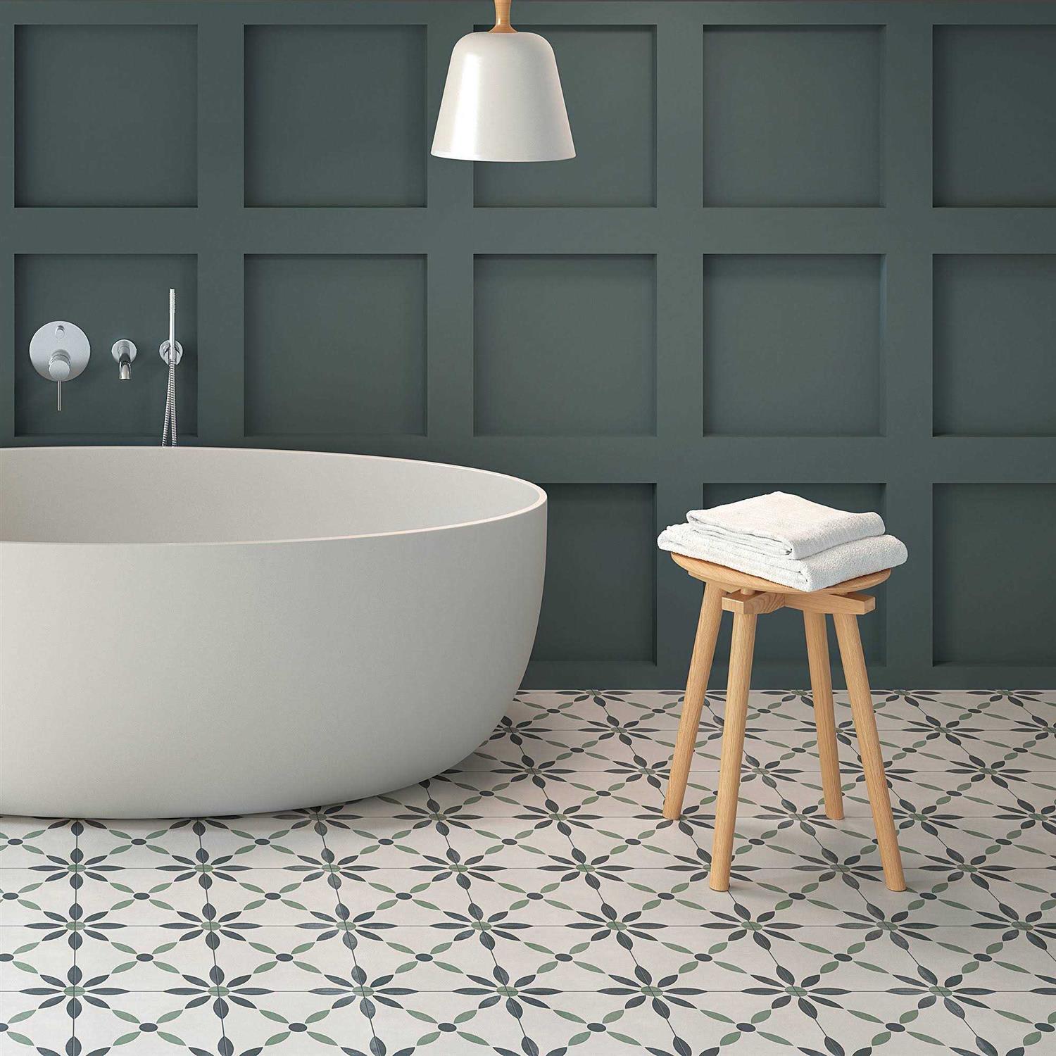 Ivy Hill Tile Aster Square 9 in. x 9 in. Matte Porcelain Floor and Wall Tile - Image 2