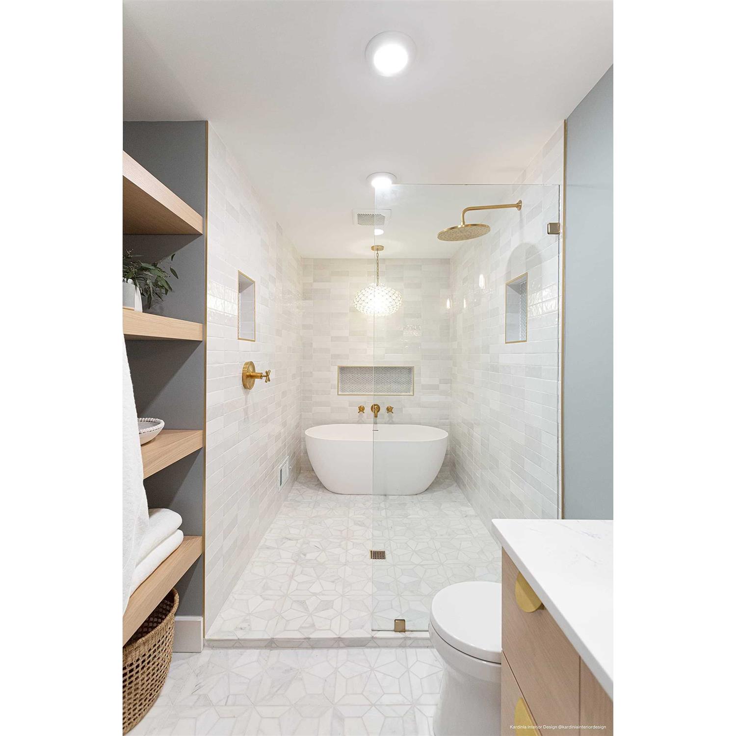 Bedrosians Blomma Bianco Tile & Stone DECBLOBIA1212MO - Image 4