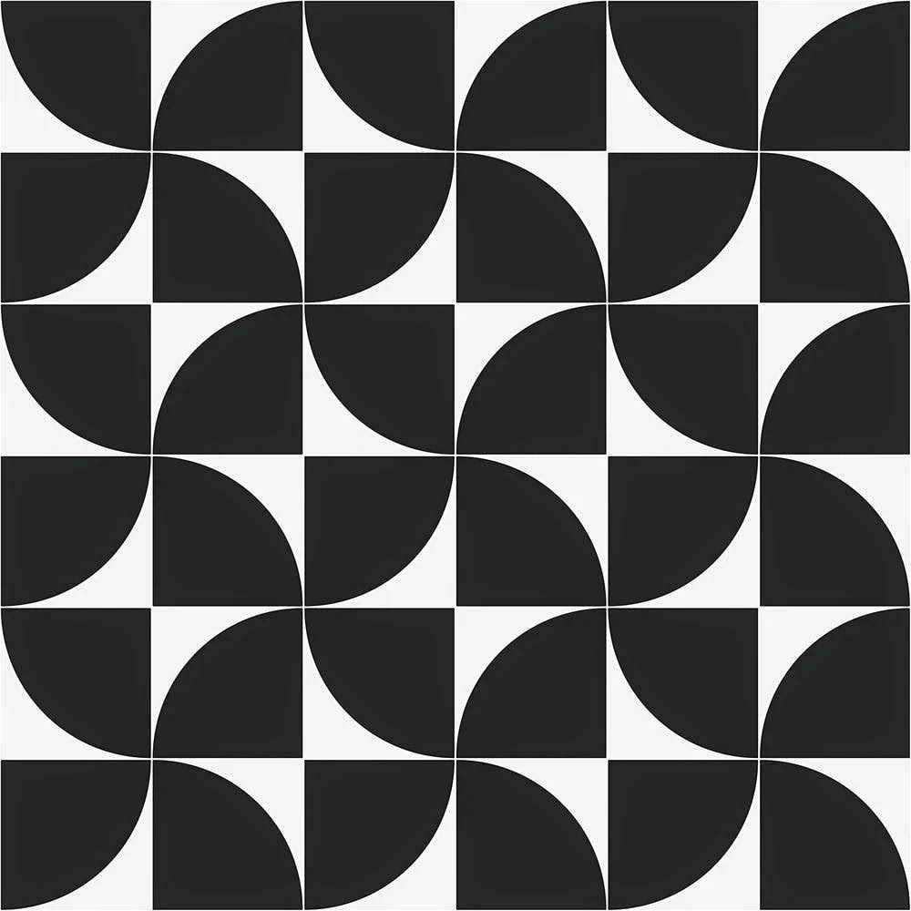 Ivy Hill Tile Tori Crescent 8 in. x 8 in. Matte Porcelain Floor and Wall Tile