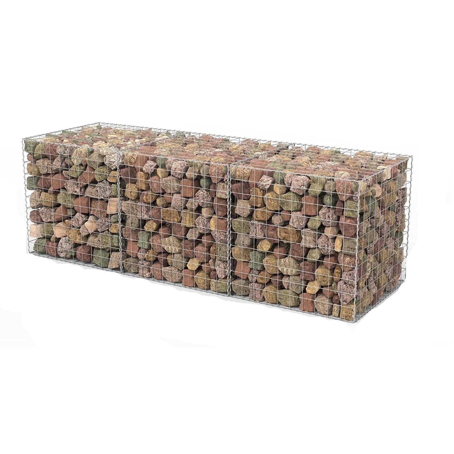 AdirPro Heavy Gauge Welded Gabion Basket 3 Cubic Feet PR501-01-3 - Image 5